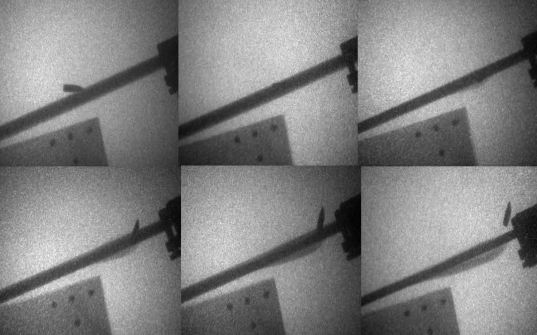 Material impact studies of a ricochet phenomena